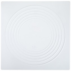 18" Square White Separator Plate