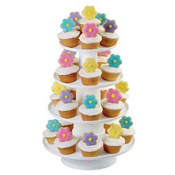 Plastic 4 Tier Dessert Tower (Holds 36)