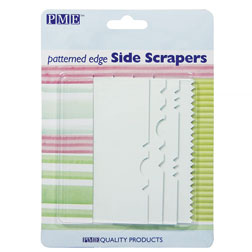 Icing Patterned Side Scrapers
