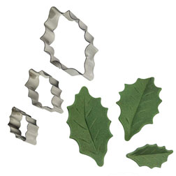 Holly Leaf Stainless Steel Cutter Set