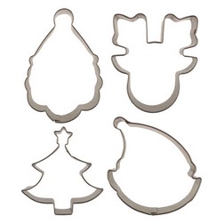 Christmas Cutie Cupcake Cookie Cutters Set