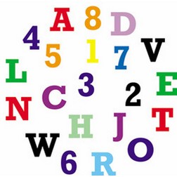 Upper Case Alphabet and Numbers Cutter Set