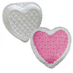 Fancy Heart Pantastic Plastic Cake Pan