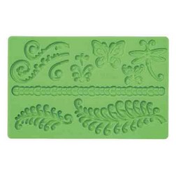 Fern and Butterfly Silicone Mold