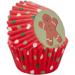 Gingerbread Mini Cupcake Liners