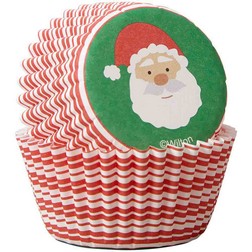 Santa Claus Mini Cupcake Liners