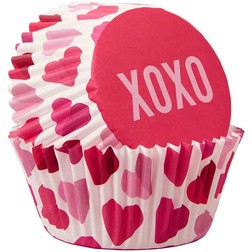 Scattered XOXO Standard Baking Cups