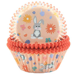 Bunny Scene Cupcake Liners