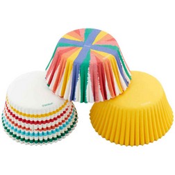 Rainbow Mix Cupcake Liners