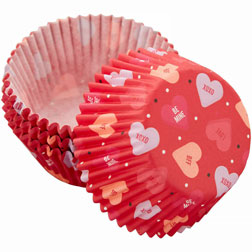 Candy Hearts Standard Cupcake Liners