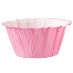 Pink Ruffled Standard Cupcake Liners