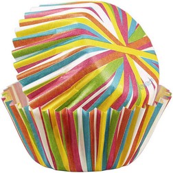 Color Wheel Mini Baking Cups