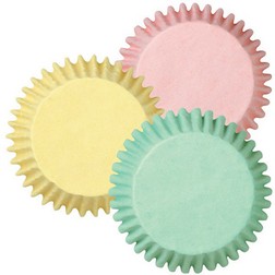 Pastel Colors Mini Cupcake Liners