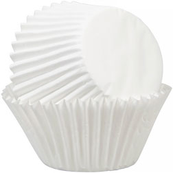 White Jumbo Cupcake Liners - Wilton