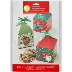 Warm Holiday Wishes Treat Boxes