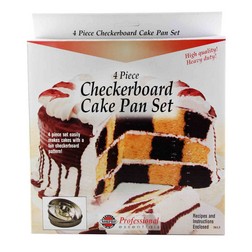 Checkerboard Cake Pan Set