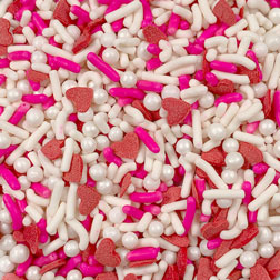 Hearts & Pearls Valentine Sprinkle Mix