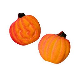 Dec-Ons® Molded Sugar - Pumpkin/Jack-O-Lantern