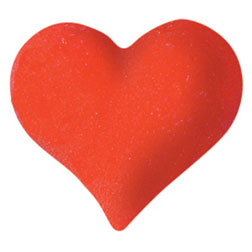 Red Heart Molded Sugar Layon