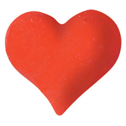 Red Heart Molded Sugar Layon