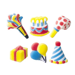 Dec-Ons® Molded Sugar - Mini Birthday Assortment