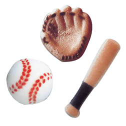 Dec-Ons® Molded Sugar - Baseball Assortment