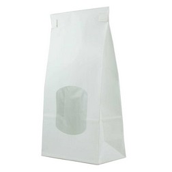 White Bakery Bags with Window