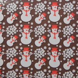 Chocolate Transfer Sheet- Snowman