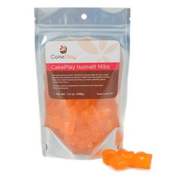 Orange Isomalt Nibs