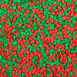 Red & Green Trees Edible Confetti Sprinkles