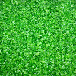 Green Coarse Sugar Crystals