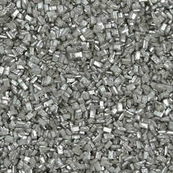 Silver Pearlized Coarse Sugar Crystals