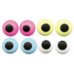 Royal Icing Eyes - 3/8" Assorted Colors
