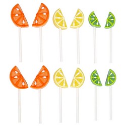 Tropical Party Gummy Pick Decorations