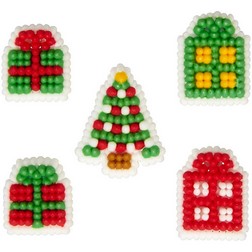 Tree and Present Icing Decorations