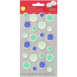 Snowflake Icing Decorations