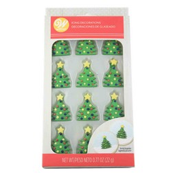 Christmas Tree Icing Decorations