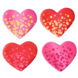 Bubble Heart Icing Decorations