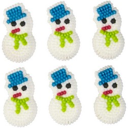 Snowman Icing Decorations