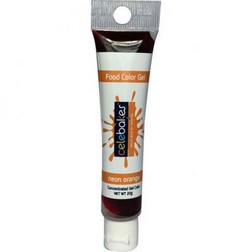 Neon Orange Food Color Gel