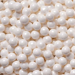 Pearl White Candy Beads