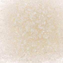White Pearlized Coarse Sugar Crystals