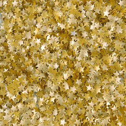 Gold Stars Edible Glitter