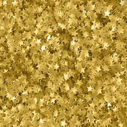 Gold Edible Glitter Stars