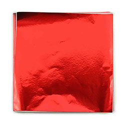3 x 3" Foil Wrapper Red