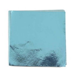4 x 4" Foil Wrapper Blue