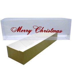 Merry Christmas Poly Board Box
