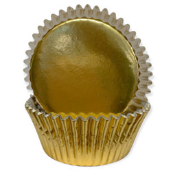 Metallic Gold Foil Cupcake Liners