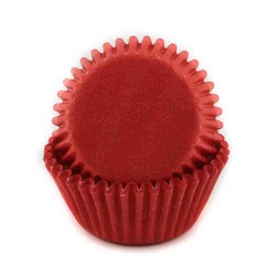 Red Mini Cupcake Liners
