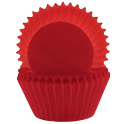 Deep Red Cupcake Liners
